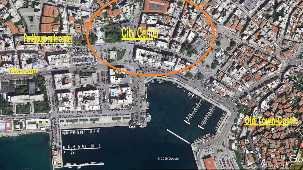 Penthouse Suite Center Kavala Exterior foto